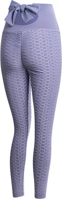 Produktbild von topschuhe24 2141 Damen Sport Tights Leggings, Farbe:Grau, Größe:L/XL
