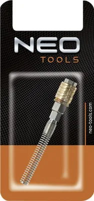Obrázok produktu pre Rýchlospojka NEO TOOLS pre kompresor s výstupom na hadicu 4 x 6 mm