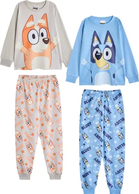 Obrázek produktu pro Bluey - Dětské pyžamo s dlouhými kalhotami (2ks) NS8614 (122) (Pestrobarevné)