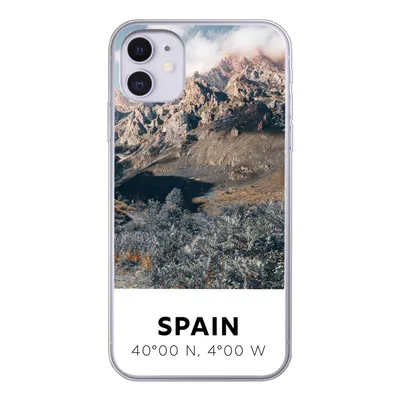 Produktbild von MuchoWow® Handyhülle Schutzhülle Hülle für iPhone 11 Spanien - Berge - Sommer Silikon Softcase Handy Hülle - Handytasche