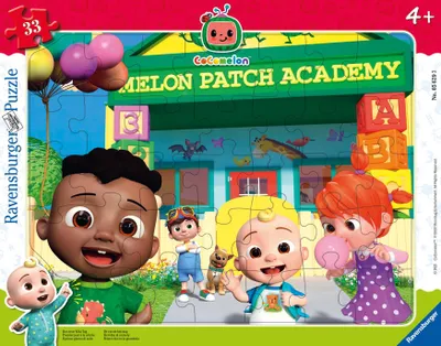 Produktbild von Ravensburger Kinderpuzzle 05629 - Der erste Kita-Tag - 33 Teile Cocomelon Rahmenpuzzle für Kinder ab 4 Jahren