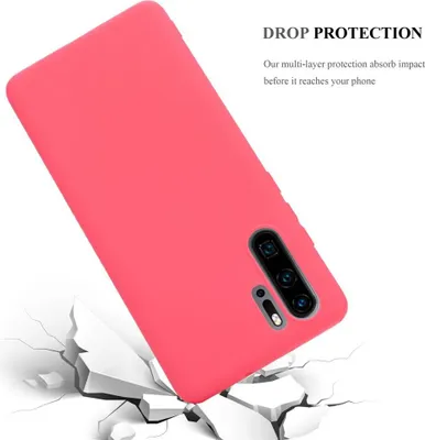 Image de Cadorabo Housse pour Huawei P30 PRO Housse en rouge Housse pour portable TPU Silicone Etui Case Cover