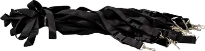 25x Schlüsselbänder schwarz Schlüsselanhänger teilbar 55cm mit Haken