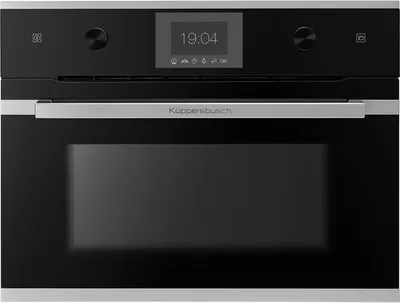 Produktbild von Küppersbusch Einbau- Kompakt-Dampfgarer CD 6350.0 S1 schwarz mit Design-Kit Edelstahl
