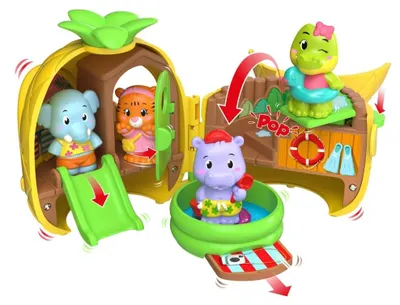 Obrázok produktu pre Klorofil – Anana'Splash Pocket – senzorická a zábavná hračka do vane pre bábätká