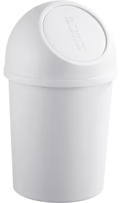 Image de helit Abfalleimer mit Push-Einwurfklappe, 6 Liter