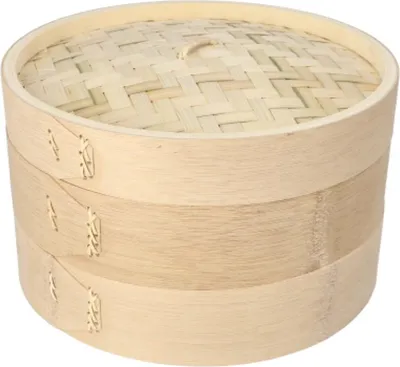 Produktbild von Dampfgarer Bambus "ASIA" Ø 25 cm · 16 cm 3-teilig