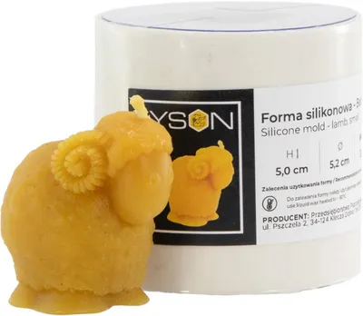 Produktbild von Łysoń Gips-Beton Bastelform Lamm Kleinform
