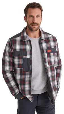 Produktbild von HERO by John Medoox JORIS Herren Hemd Regular Fit XL grey check