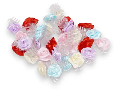 Produktbild von IZA Haarklammern Rosen Mix Farben 30 Stück
