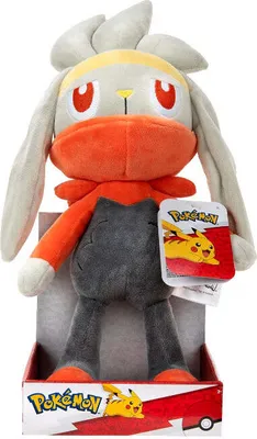 Produktbild von Jazwares - Pluszowa Maskotka Raboot 30cm z Pokémonów - Oficjalny Produkt Premium