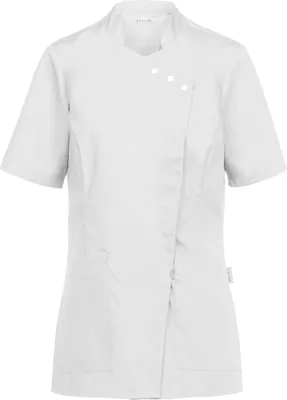 Produktbild von Greiff CARE Damen Kasack Kurzarm Regular-Fit Lyocell Weiß M