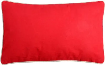 Produktbild von STOF | Sofakissen - Dekokissen - DUO - 30x50 cm - Rot - Beige - Elegante Lamierung - Hochwertige Materialien