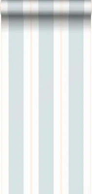Zdjęcie produktu dla Sanders & Sanders Tapeta paski szaro-niebieskim 53 cm x 10 m