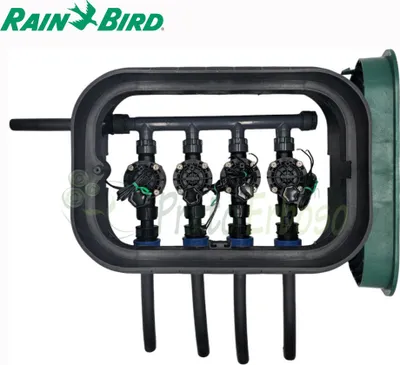 Obrázok produktu pre PA-HV-4 - 1" 4-zónová ventilová skrinka s komponentmi Rain Bird