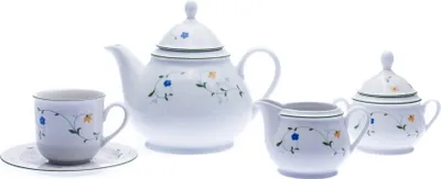 Produktbild von Thun 1794 Teeservice, Porzellan, Wiesenblumen, Jana, Thun, 15 d.