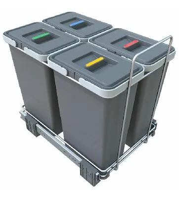 Produktbild von Elletipi Ecofil – Integrierter Mülleimer, geteilt, 32 Liter, Modell PF01 34B3