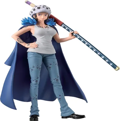 Produktbild von Banpresto One Piece Trafalgar Law Grandline Series Figur 16 Cm Blau Blau One Size