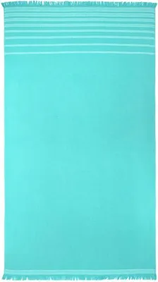 Obrázek produktu pro SCANquilt plážová osuška SLIM tyrkysová 100% bavlna 100 x 180 cm