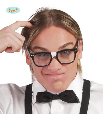 Produktbild von Nerd-Brille mit Klebestelle für Erwachsene