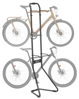 Fahrradständer für 2 Fahrräder, verstellbar, bis 40 kg, Stahl