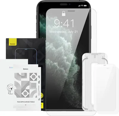 Obrázok produktu pre Baseus 2x Crystal Tvrdené sklo 0,3 mm pre iPhone X/XS