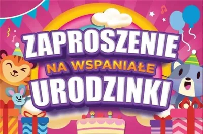 Zdjęcie produktu dla Zaproszenie Urodziny (10szt) - YEKU