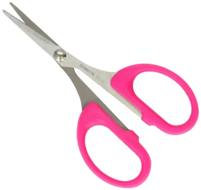 Silhouettenschere, rostfreie Klingen, rosa, 10,4 cm