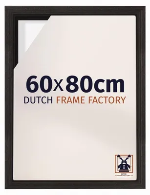 Productafbeelding van Baklijst 60x80 cm Eiken Donker voor Canvasdoek