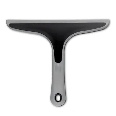 Image de KELA Raclette de salle de bains Tess PP plastique noir KL-20644