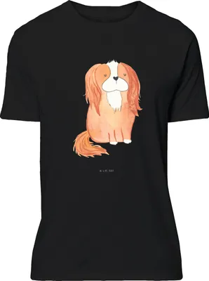 Produktbild von Mr. & Mrs. Panda S T-Shirt Hund Cavalier King Charles Spaniel - Schwarz - Geschenk, Cockerspaniel, Sprüche, Schlappohren, Tshirt, oberteil, Lustiges, Shirt, Spruch