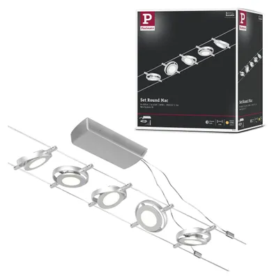 Produktbild von Paulmann CorDuo LED Seilsystem RoundMac Basisset