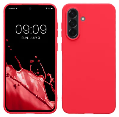 Produktbild von kwmobile Handyhülle für Samsung Galaxy A56 5G Hülle - TPU Case - Kabelloses Laden - Schutzhülle Cover in Neon Pink