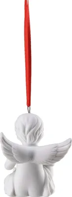 Imagen del producto de Rosenthal Engel-Anhänger -  Weiss matt -  Engel m.Malerpalette 69194-000102-90535