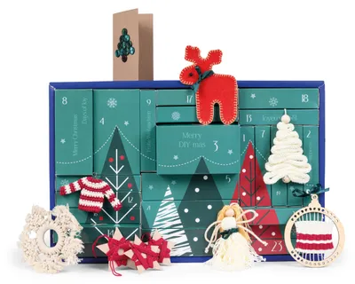 Productafbeelding van Prym Adventskalender 2026 – Creatieve knutselset voor 8 projecten om zelf te maken