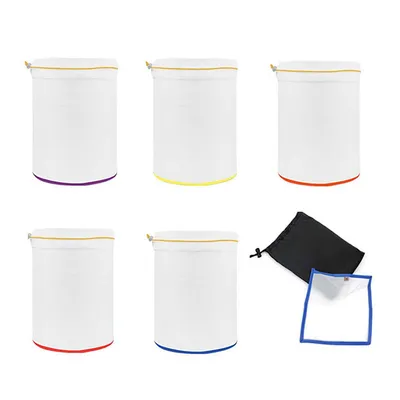 Produktbild von 5er-Pack 5-Gallonen All-Mesh Filterbeutel, 5 Farben feines Nylon-Mesh, wiederverwendbar, mit Öffnung oben, für 5-Gallonen-Eimer
