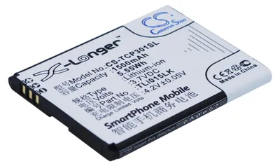 Image de TECHTEK Batterie compatible avec [TCL] J326T, P301M remplace TLi015JA, pour TLi015LK