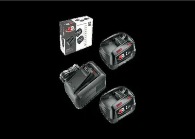 Immagine prodotto di Starter Set 18V - BOSCH GREEN - 2 18V 2.5 Ah batteries + charger - 1600A031T5