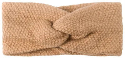 Produktbild von styleBREAKER Damen Strick Stirnband mit Reiskorn Strickmuster und Twist Knoten, warmes Winter Haarband, Headband 04026064