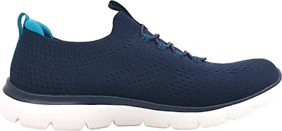 Imagen del producto de Zapatos deportivos para mujer Skechers Summits, modelo con cordones, color azul, para uso casual