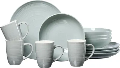 Produktbild von Ritzenhoff & Breker Suomi, 4 Person(en), Porzellan, Blau, Suomi, Rund, 26 cm