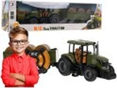 Produktbild von Grüner ferngesteuerter Traktor mit Anhänger
