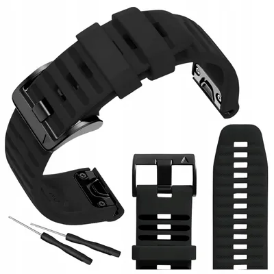Zdjęcie produktu dla Pasek ChronSmarta do smartwatch'a Garmin Fenix 5 6 7 8 Plus Solar AMOLED 47mm QuickFit (Czarny)