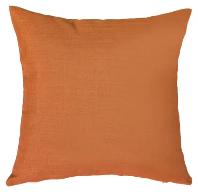 Produktbild von Kissenhülle Struktur Leinenoptik Kissenbezug  Deko Kissen ca. 60x60 cm orange