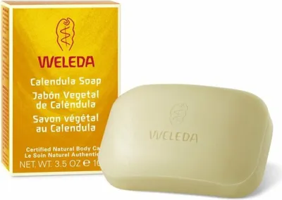 Imagen del producto de Weleda Cos, Jabón Vegetal de Caléndula, 100g