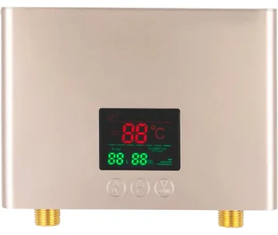 Obrázek produktu pro Průtokový ohřívač vody 3000 W – Elektrický průtokový ohřívač vody – Okamžitá dodávka horké vody – LED displej s ukazatelem teploty – S dálkovým ovládáním – Kompaktní provedení