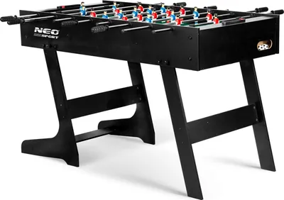 Zdjęcie produktu dla Stół do gry w piłkarzyki Neosport 121 x 61 x 80 cm NS-803 czarny