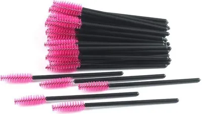 Zdjęcie produktu dla Szczoteczki do rzęs i brwi spiralki jednorazowe 50szt.