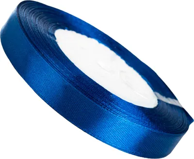 Produktbild von Satinband 12 mm - dunkelblau - 32 lfm