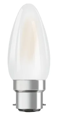 Produktbild von Osram ST CLAS B 25 FR 2.5 W/2700K B22D LED-Kerze, Sockel B22, 2,5 Watt, Warmweiß, 2700 K,